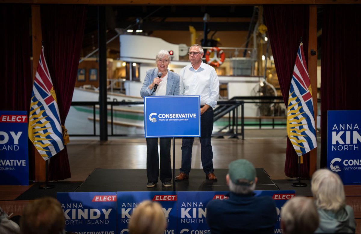 LDoerkson's tweet photo. Thank you Campbell River!

British Columbians from across the North Island came out tonight to send a strong message: we need strong leadership in these serious times, and change is on the way.

On October 24, vote Conservative to deliver the strong leadership and change BC needs.