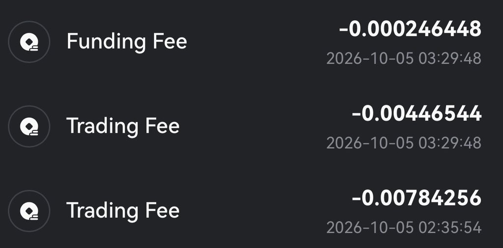 EricsonSui's tweet photo. A lot of traders focus on profits and forget about the small costs behind every trade.

Trading fees are simply the fees you pay when you open or close a position on DipCoin.

For example, if you trade $1,000 with a 0.05% fee, that’s just $0.50.

Small fees can add up over many trades, so understanding them matters.

Let’s break down DipCoin trading fees 

I will be quoting this post with educational contents 👍

Trade here : https://t.co/TcntKssWXx