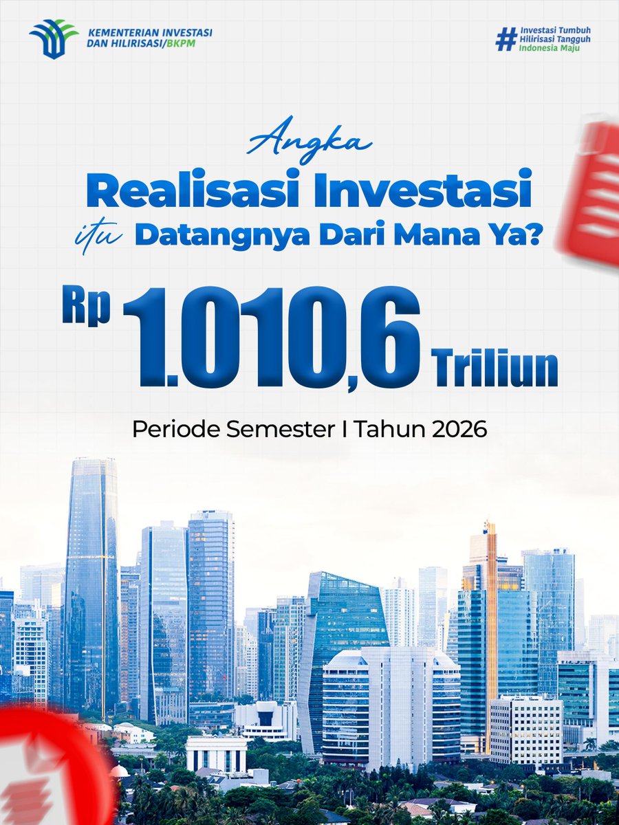 bkpm's tweet photo. LKPM adalah Laporan Kegiatan Penanaman Modal yang mencatat realisasi investasi dan perkembangan kegiatan usaha dilaporkan melalui OSS.

**

LKPM, or Investment Activity Report, records investment realization and business activity progress reported by businesses through the OSS. https://t.co/lDfgm6DBOv