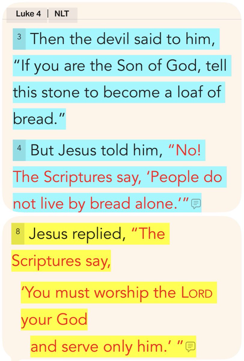 GaryCoby's tweet photo. Jesus' defense was Scripture. Every attack, He answered with what God already said.

It is the best wisdom and tool we have. Why would we not use it?

We cannot know and lean on what we have not read.

To be wise during the most consequential choices, we must be in the Word daily.

Luke 4:3-4,8
