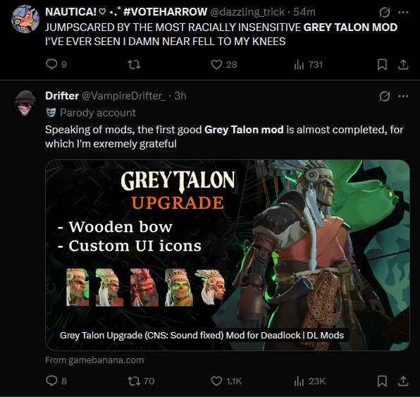 ontgotic's tweet photo. the dichotomy of this fandom 💀💀 https://t.co/byo0caQPxX