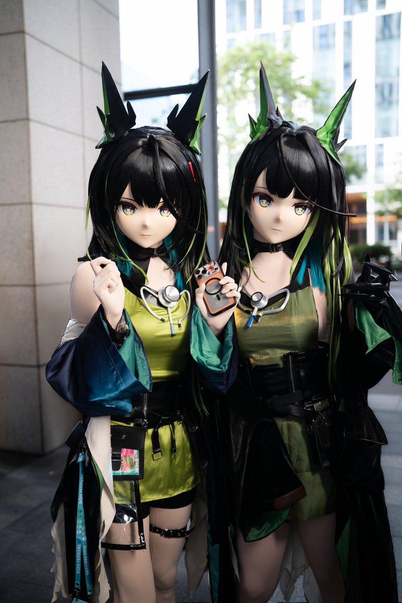 RaycessNano's tweet photo. 是CICF外场的两只可爱修绿猫呀 ~
菜菜  ←  →  me
📷 樱岛千���
#kigurumi #Arknights #Mon3tr https://t.co/egwC3qcWoq
