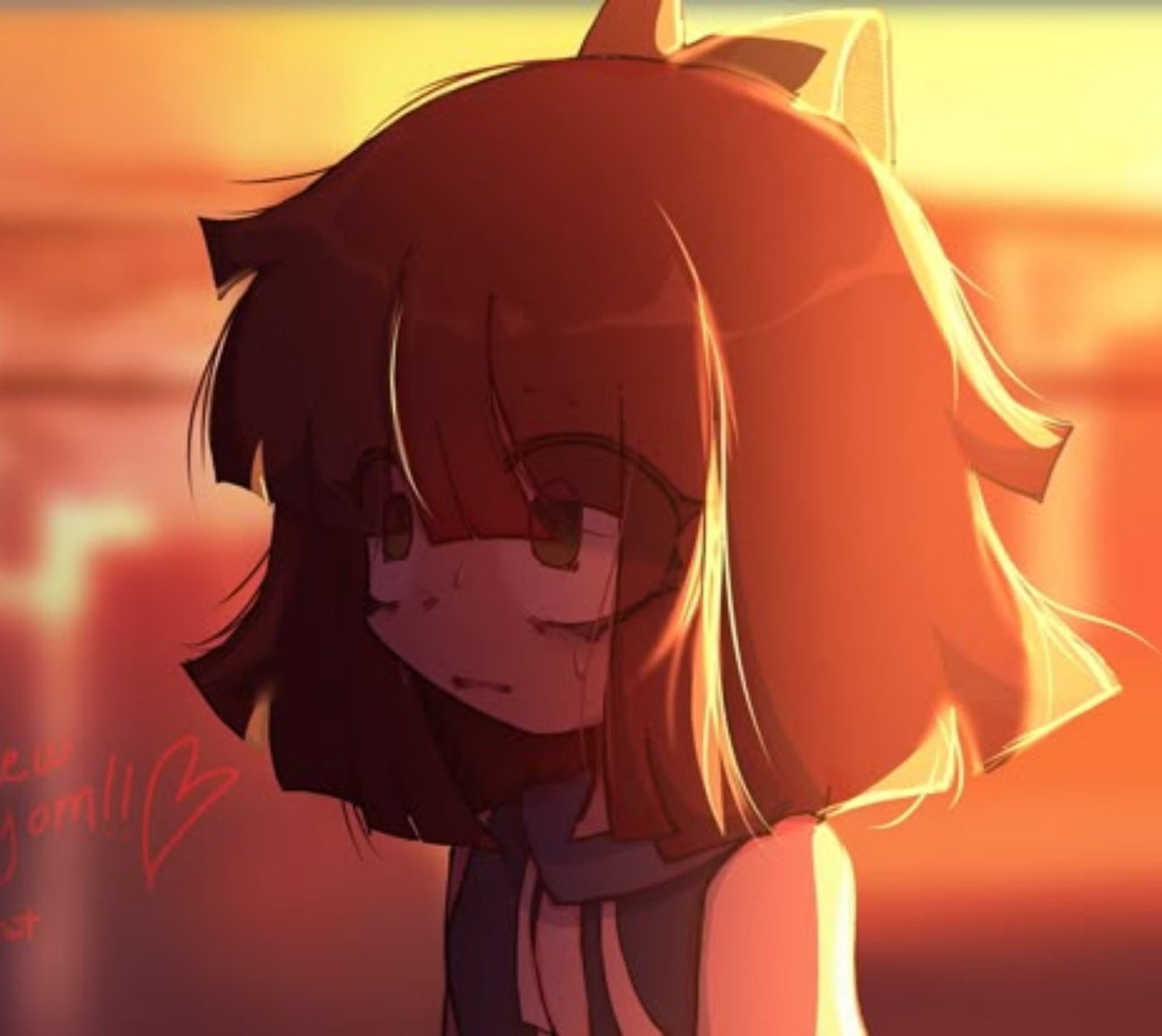 _BowForestGirl_'s tweet photo. 🎀: "A normal girl? Riley, I'm not even close to be a normal person, I-I saw things more terrifying than Alice herself... I-I lost my best friends, I saw them getting m-m-mutilated and dismantled... and every night, I have nightmares about it." https://t.co/BCEGV4aF3J