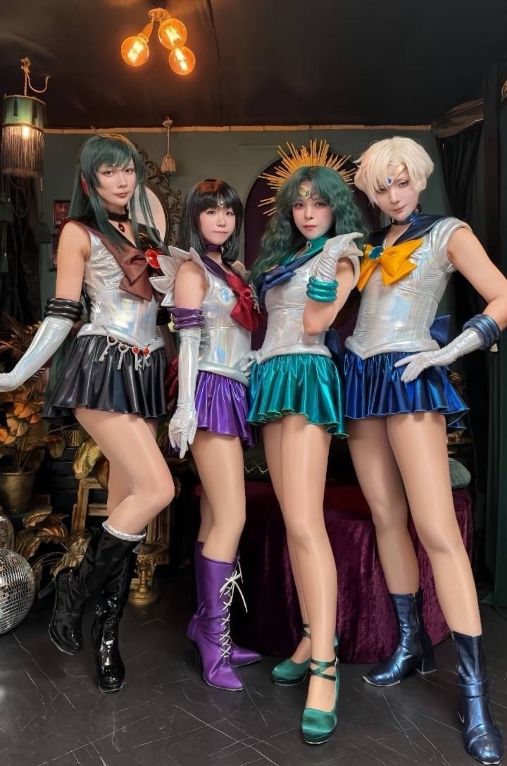 atelierspana's tweet photo. 会いたかった…憧れの外部惑星戦士たちに！！
＃シャイニーセーラームーン2 https://t.co/YGgqKgoYYk
