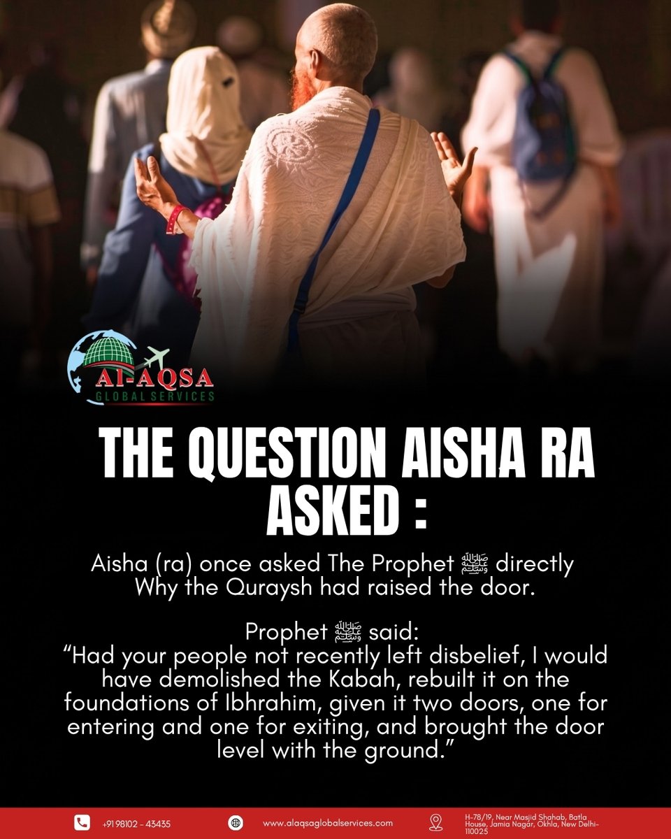 alaqsaglobal's tweet photo. Most people don’t know the Kaaba standing today isn't the one Ibrahim AS built. The Quraysh changed it. The Prophet ﷺ knew, and he wanted to restore it.❤️
.
.
.
.
.
.
.
#AlAqsaGlobalServices #kaabah #makkahmadinah #masjidalharam #ibrahimas #prophetmuhammadﷺ #seerah https://t.co/IekEXLbrQE