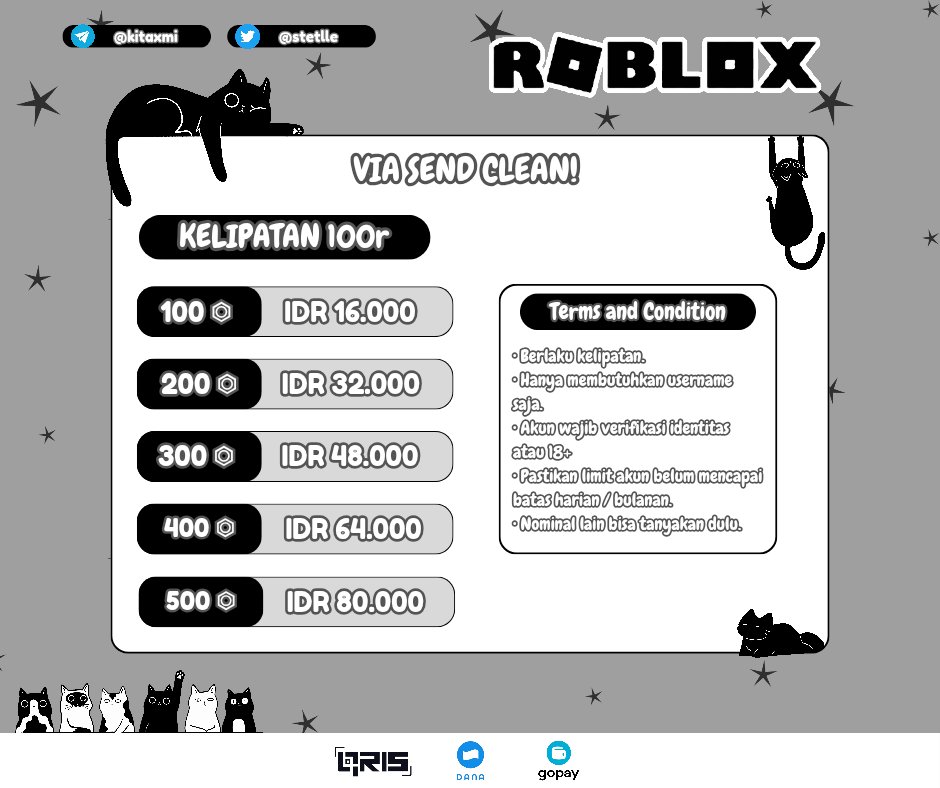 cistorice's tweet photo. t. top up robux vilog, visend, heartopia, tot

t. #zonauang wts wtb (2) https://t.co/C42mp8uaql