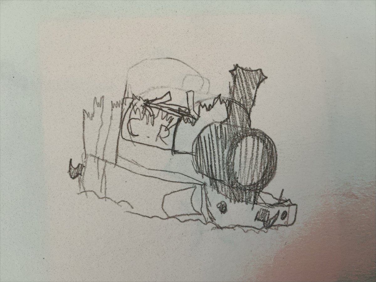 JoshuaAshb72669's tweet photo. ENGINE6:Was a Small Insane Engine with a Nick For Explosions,Fire All Sort,And Would Threaten other Engines With it when they Cross Him,Till one day he was Sent to the Mine,When he was to close to the Explosions then the Mine Caved In....
#fyp #Haloweenart #Tradishonalart #fyp https://t.co/q5qWb00m6N