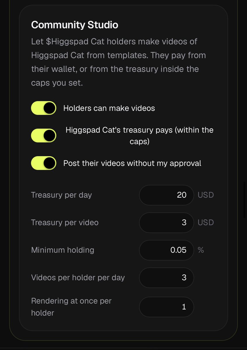 PythonLead's tweet photo. @Higgspad I have allowed holders of $HPCAT to make videos as well. Lets send this cat. https://t.co/J1BhzWDsqP