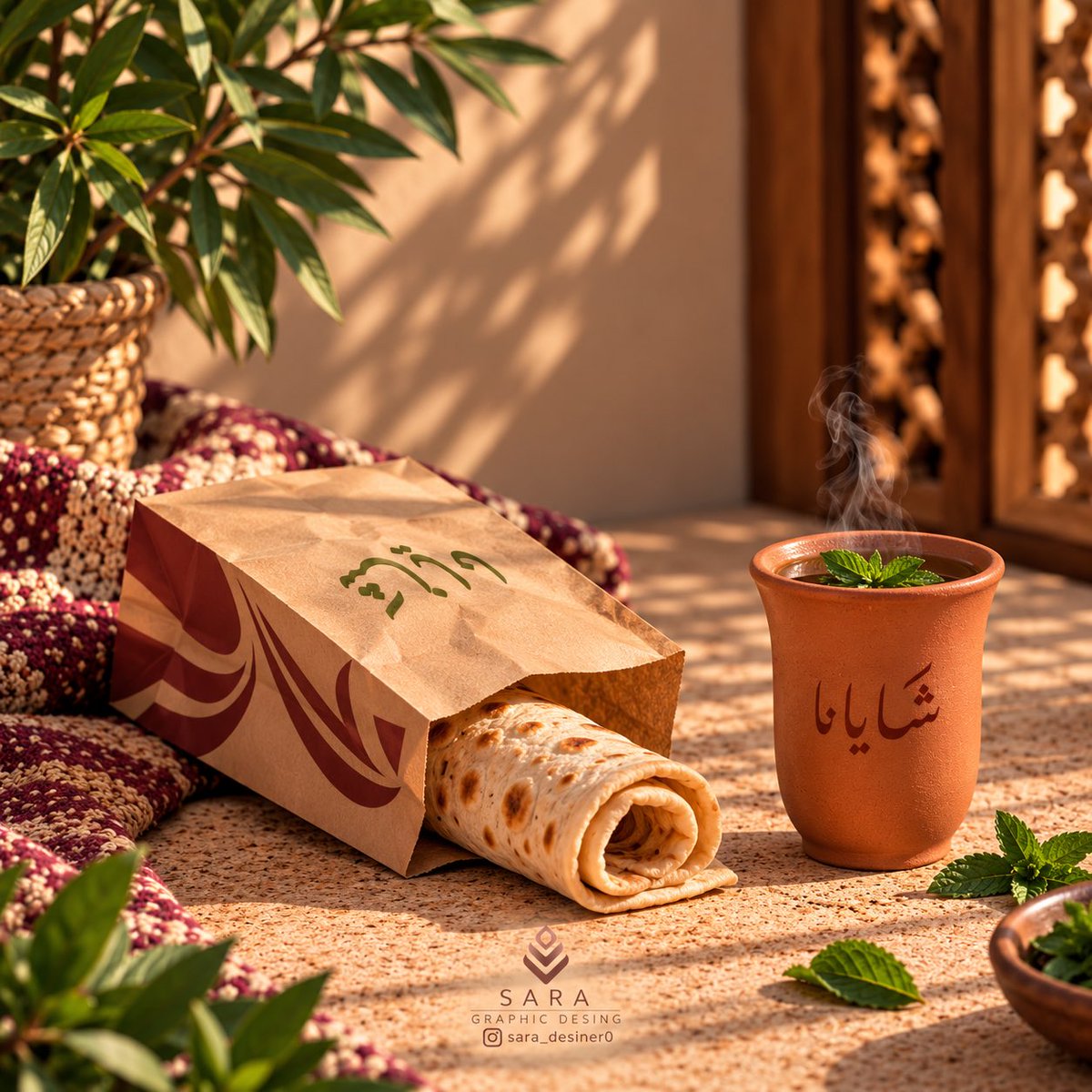 sara_designer0's tweet photo. من أعمالي | تصميم هوية بصرية لشايانا 🌱 https://t.co/V8CQV6dHnK