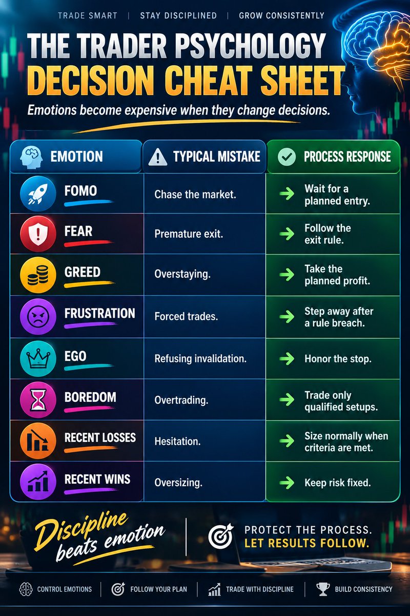SiaaFx's tweet photo. Good morning, everyone! 

Emotions are expensive in trading if you don't have a process for responding to your impulses.

Don’t let emotions make the decisions—trust your process, respect your rules, and let progress follow.

Wishing you all a positive and successful week ahead!

#XAUUSD #ForexSignals