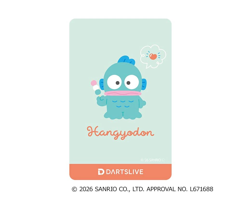 HNGDN_goods's tweet photo. ／
📢10/16(金)発売予定⚠️
⋐ サンリオキャラクターズ ダーツセット(ダーツライブカード付)【Simply Cute Layout】ハンギョドン ⋑
＼

お団子を片手にごきげんなハンギョドンにきゅん🍡💙🐟
ダーツライブのコラボ第2弾が登場🎉
ハンギョドンカラー一色で、フライトにはダーツにおすわりしたハンギョドンもいます🎯🩵🐟
さらにダーツマシンで使用する「ダーツライブカード」付き🌟
ポップで可愛いハンギョドンの演出が見れちゃう💘🎯

予約販売は、このあと16時からスタート📣🏁
https://t.co/rPFbeyAArx