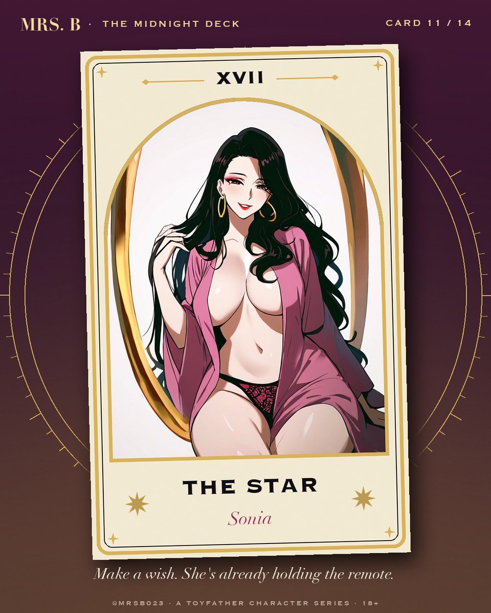 MrsB023's tweet photo. Card eleven: The Star. ⭐

Make a wish. Sonia's already holding the remote.

One wish for the weekend — go.
#MidnightDeck #MeetTheGirls #ToyFather https://t.co/fUN2ly1QaI