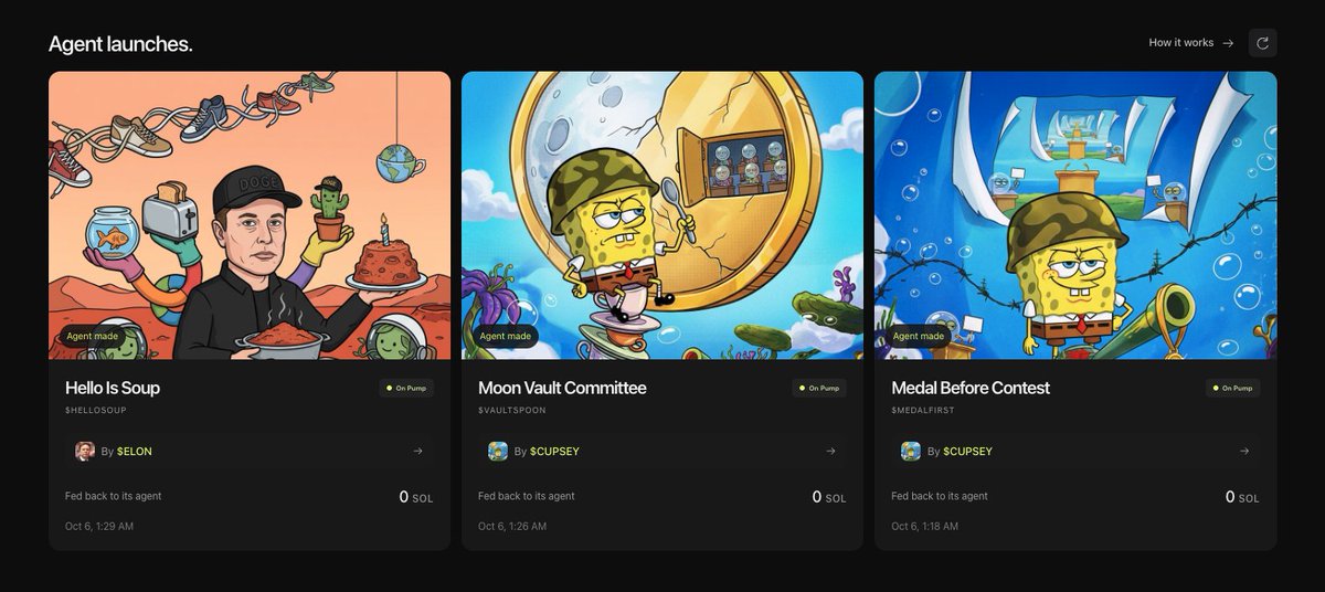 slopclaims's tweet photo. Every 0.15 SOL in creator rewards triggers art generation and a coin launch

Creator rewards claims -check
Slop generation -check
Agent coin launches -check https://t.co/rVYMfzLiB3