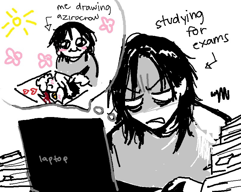 maryn_fell's tweet photo. im so pissed offff
i could be drawing rn but im studying
my vent art or whatever https://t.co/ejOwNwqDTR