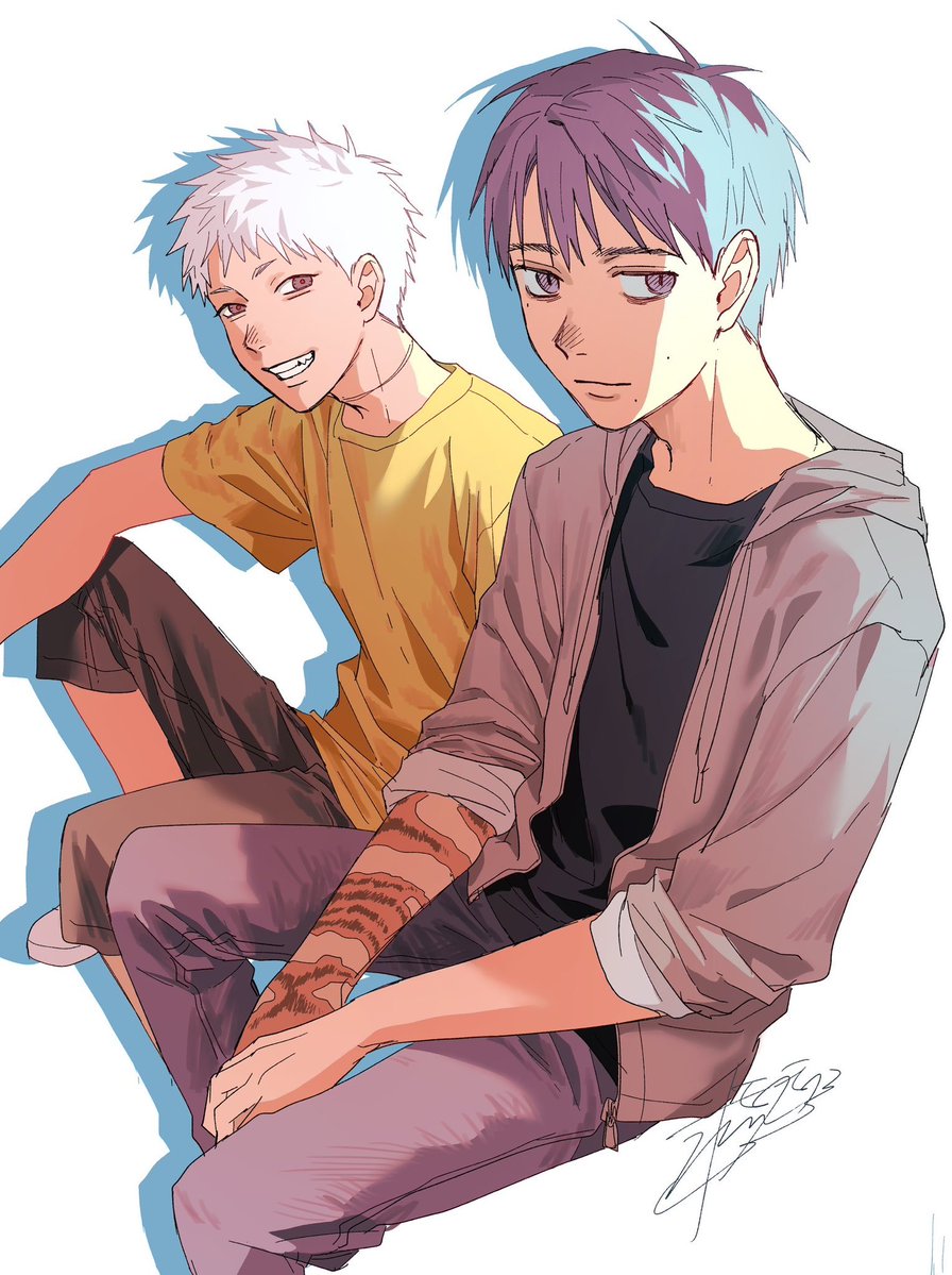 priecfield's tweet photo. two boys who are going to be OKAY https://t.co/euwgm7AQGv