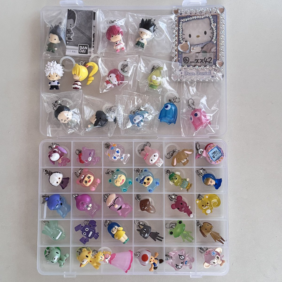 ____xx42's tweet photo. 【交換】めじるしアクセサリー ハンターハンター ゴン キルア ヒソカ キティ シナモロール マイメロ お茶犬 死柄木 ジュエルペット パックマン オラフ もちにゃみ キノピオ おジャ魔女どれみ

譲→画像1.2

求→ドド・スッピー

※ドド最優先の為お断りは♡で失礼いたします
お気軽にお声かけください https://t.co/uM1xZUXRJx