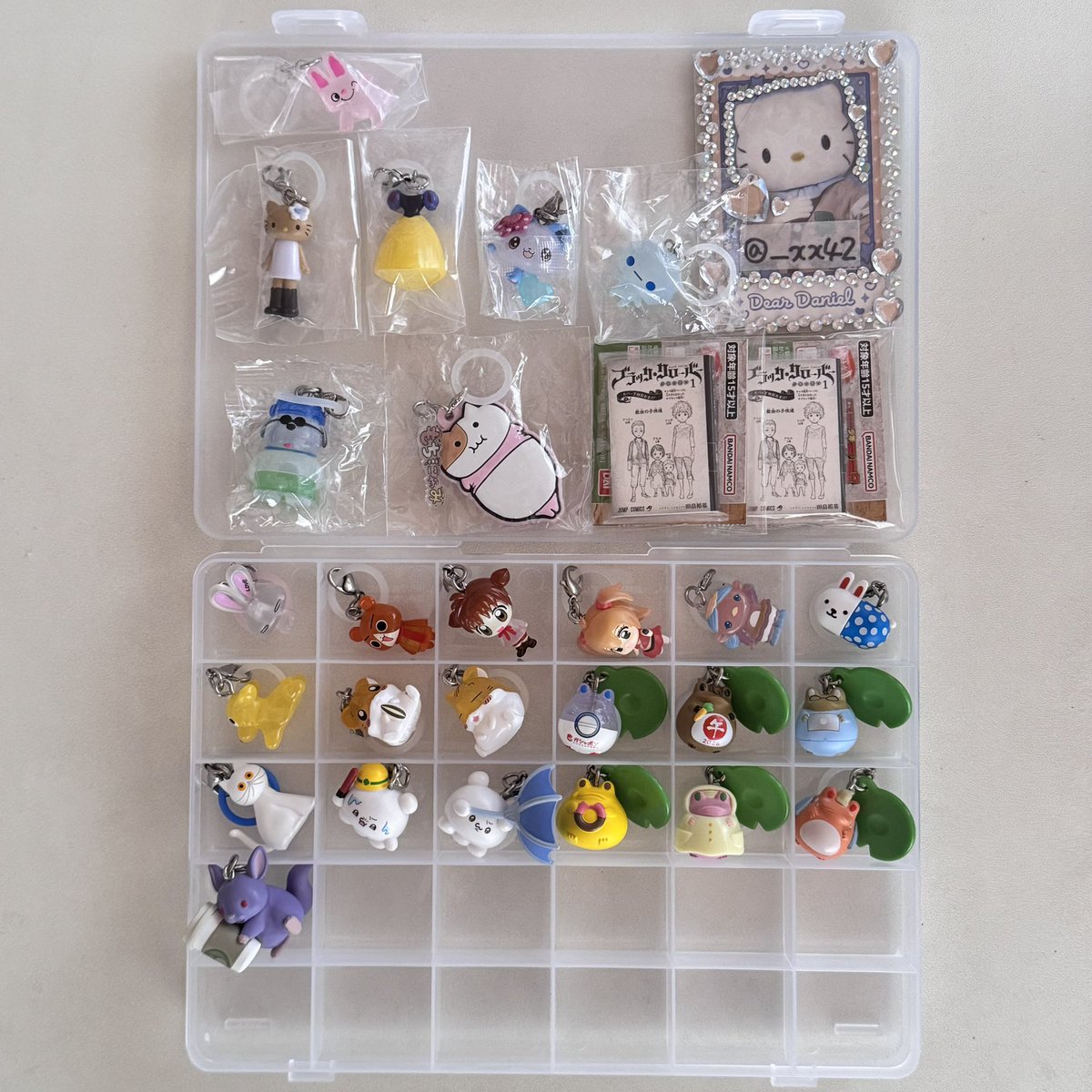 ____xx42's tweet photo. 【交換】めじるしアクセサリー ハンターハンター ゴン キルア ヒソカ キティ シナモロール マイメロ お茶犬 死柄木 ジュエルペット パックマン オラフ もちにゃみ キノピオ おジャ魔女どれみ

譲→画像1.2

求→ドド・スッピー

※ドド最優先の為お断りは♡で失礼いたします
お気軽にお声かけください https://t.co/uM1xZUXRJx