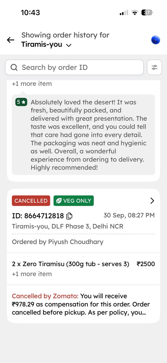 SSIndia07's tweet photo. @zomato my new restaurant id 22930438 is showing a rating of 4 stars when all customers have given 5. How is your rating of 4 even possible ??? Pls correct it asap . This is deeply disturbing to me. Rating shd be 5 stars and NOT 4. https://t.co/I2bm3Keq9c