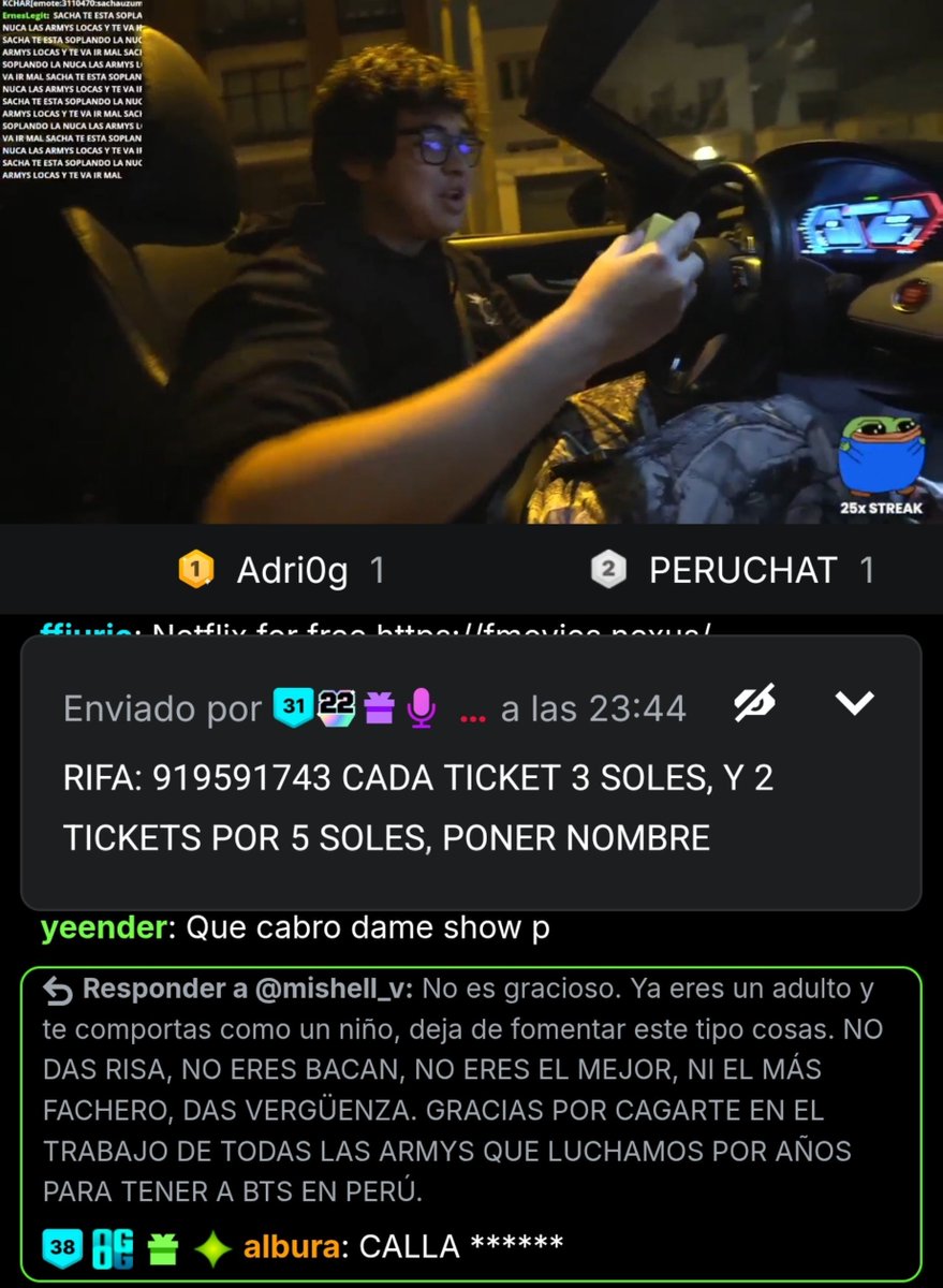 mishbeol_'s tweet photo. QUE BONITA MANERA DE RESPONDER DE LA GENTE QUE SIGUE A ESE STREAMER!!! https://t.co/0USGam8HuH