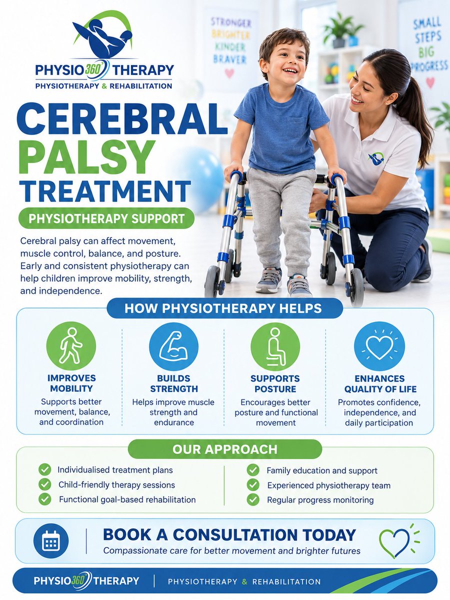 Anilkumar796378's tweet photo. World Cerebral Palsy Day 2026 💚
Awareness, inclusion &amp; rehabilitation can help create a more supportive world.
Physiotherapy and early intervention can improve mobility, strength, balance.Medi-Max Health Care Physiotherapy Centre, Delhi
#WorldCerebralPalsyDay #PhysiotherapyDelhi https://t.co/FIgZZ9VTyA