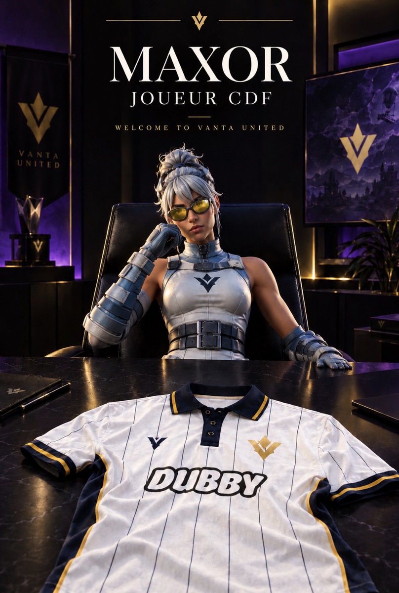 vantaunited's tweet photo. ⚪🥇 WELCOME TO VANTA UNITED

MAXOR rejoint officiellement Vanta United en tant que JOUEUR CDF. 🎮

Une nouvelle aventure commence sous nos couleurs.

Bienvenue chez Vanta United, Maxor. ⚪

United by competition. Driven by ambition.

#VantaUnited #Fortnite #Esports https://t.co/Utz8DfvQFk