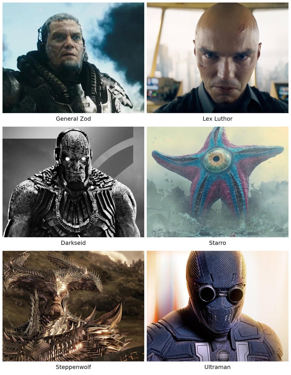 heyt_error's tweet photo. Why do James Gunn’s villains look so stupid next to Zack Snyder’s? https://t.co/2QLIdgHVMr