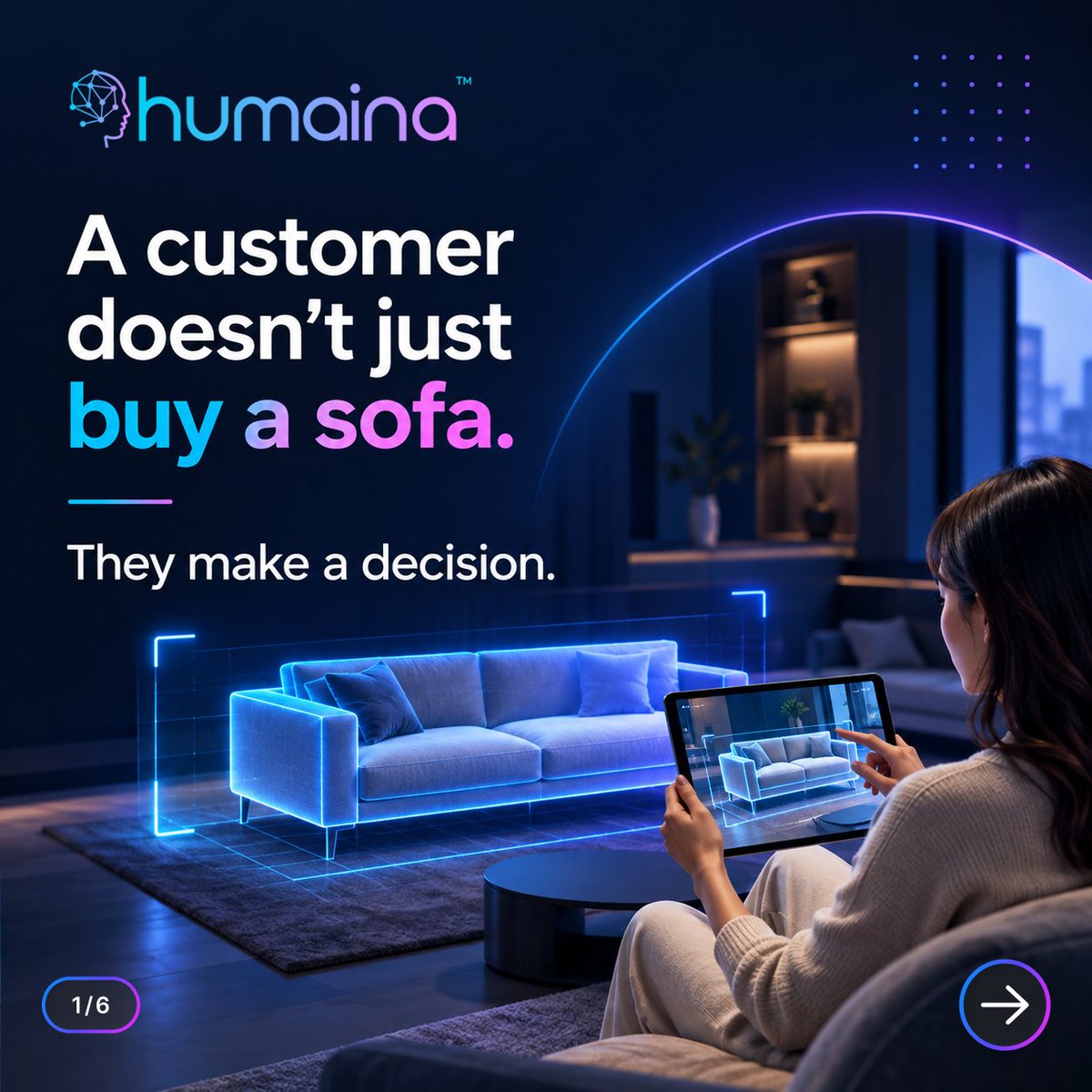 ipangram's tweet photo. Every question reveals a buying signal. 💡

Humaina™ helps businesses understand what customers really want.

#FurnitureIndustry #BuyingBehavior #CustomerExperience https://t.co/5fJ7eYCUqM