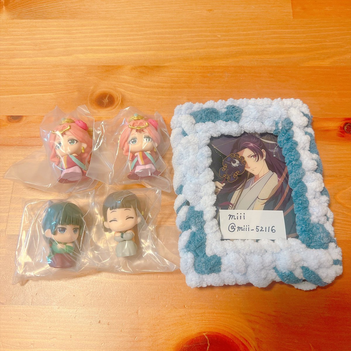miii_52116's tweet photo. 薬屋のひとりごと まちぼうけ ガチャガチャ 交換

譲 》画像   

求 》 壬氏

郵送希望📮
ご交換頂ける方いらっしゃいましたらよろしくお願いいたします🙇🏼‍♀️ https://t.co/dektvAtVyP