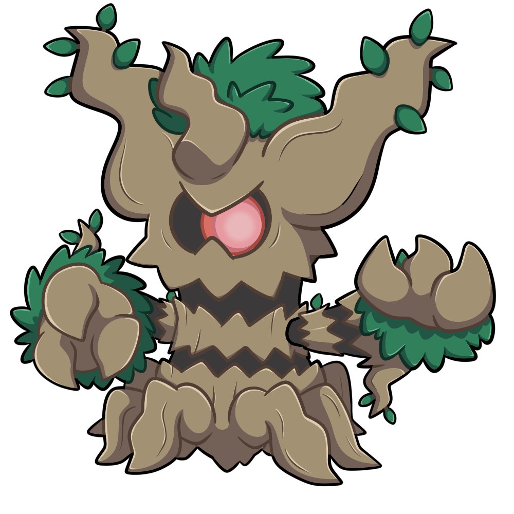 Domeni_Chu's tweet photo. Goobtober Day 5, Trevenant #drawtober #pokemon #goobie #domenigoobie #trevenant https://t.co/u6fELSVgKh
