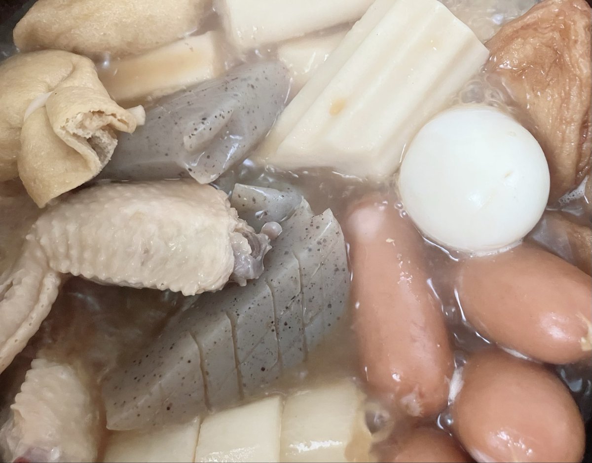 BRp6m's tweet photo. おでんの季節ですねえ😊🍢 https://t.co/47txHfZamf