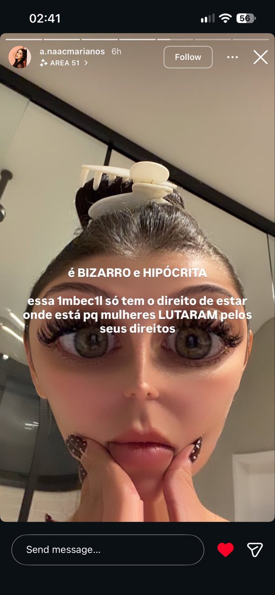 AryckGrande's tweet photo. soso careca vc morreu mulher, following this diva now! https://t.co/Pru4xPTK1d