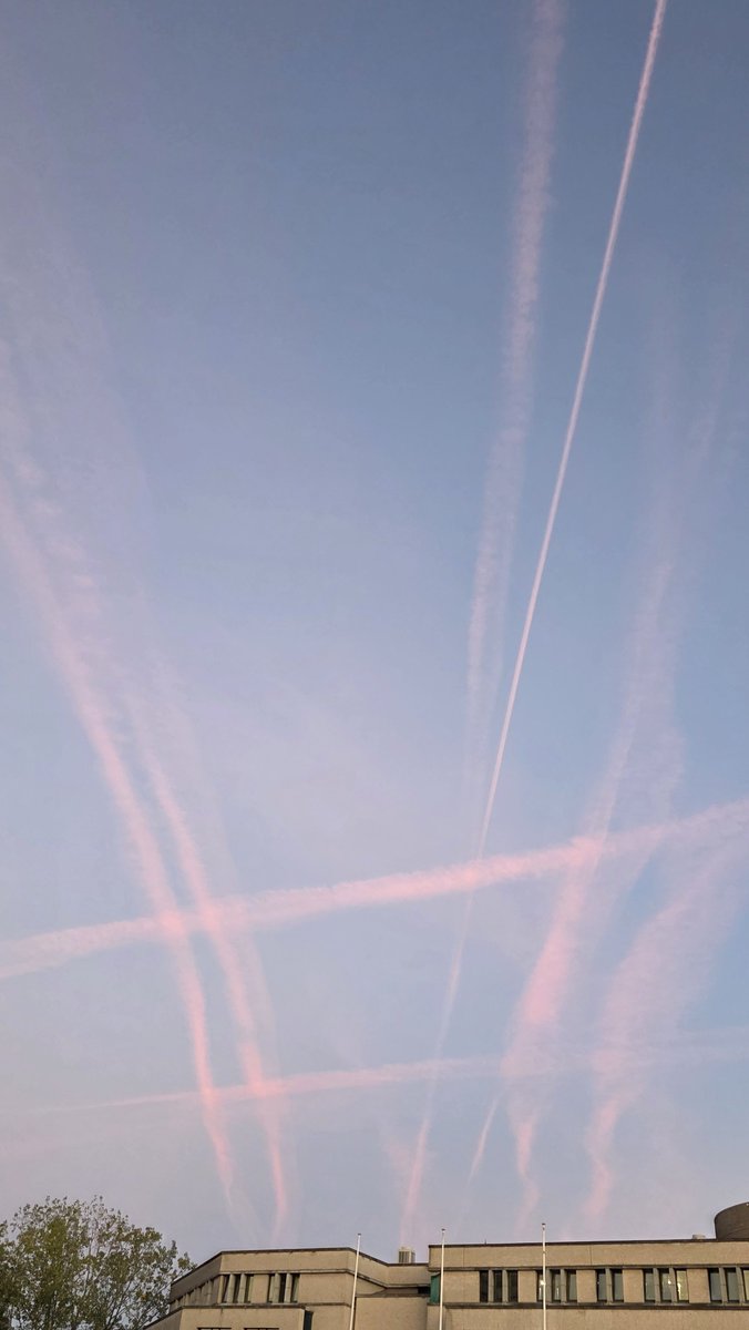Even voor de goede orde en voor degene, die de ironie in mijn post gisteren over die "gekleurde chemtrails" gemist heeft, ik ben niet overgestapt naar het Wappiekamp, en mijn verstand is nog steeds oke

En als laatste: chemtrails bestaan NIET!

Einde dienstmededeling
#chemtrails