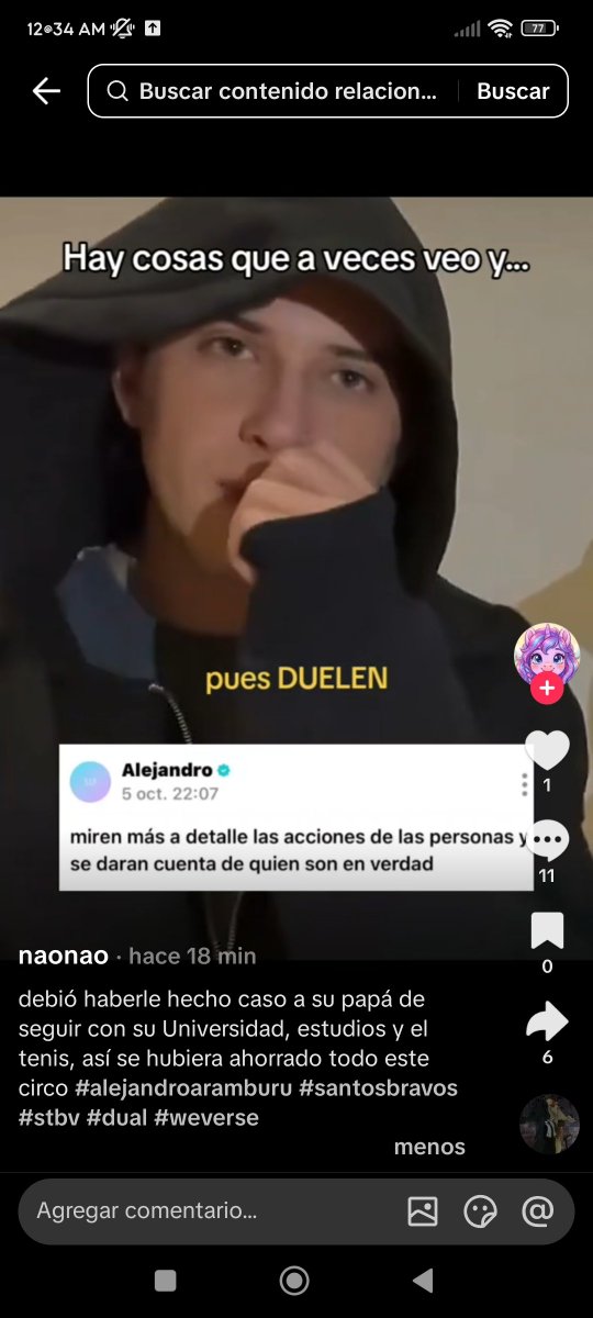 WinnyAlicia2's tweet photo. @lousosrry Reporten está cuenta. Sube varios videos tirándole hate a Ale. aun no se por qué no le bajan La cuenta https://t.co/MMtXqyvozc