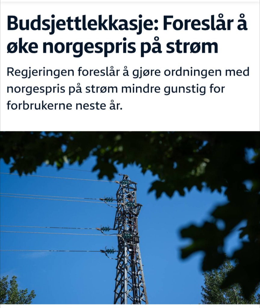_CJoh's tweet photo. Vår dysfunksjonelle Regjering fortsetter i samme spor; krever inn mer penger til en søkkrik stat, for å finansiere egne prosjekter, tatt fra en stadig fattigere befolkning. #norgespris https://t.co/3k3ZzSDriR