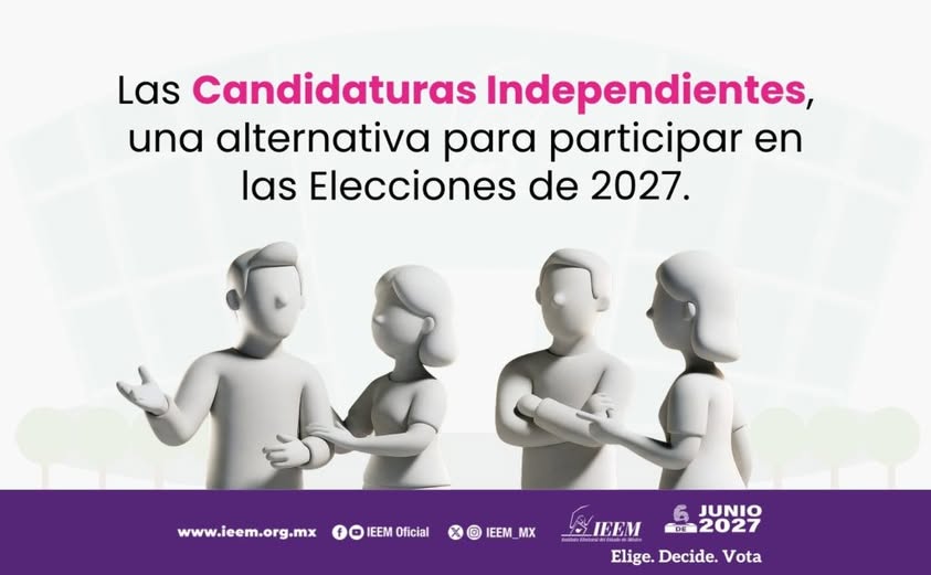Reflexion24Info's tweet photo. 🗳️📋 El #IEEM abrió el proceso para quienes busquen #competir sin partido en las #Elecciones de 2027 del #Edomex. Aspirantes a diputaciones deberán manifestar su intención antes del 20 de diciembre; para ayuntamientos, el 4 de enero.
🔗 https://t.co/ZQYt96W1UB
#Elecciones2027 #reflexion24informativo