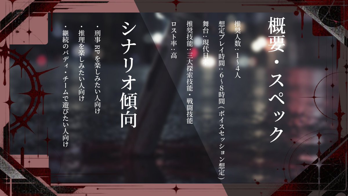 Umi_to_Origami's tweet photo. ──人々は口々に呟いた。  
「ジャック・ザ・リッパーが帰ってきた」と。

    CoC6 『血塗継承』 
  ❖刑事×謎解き×連続殺人鬼❖   
◈人数:1〜4PL(新規継続不問) 
 ◈プレイ時間:6〜8時間 
 ◈ロスト率:高   

 https://t.co/bB3JRQXDys

 #TRPG #クトゥルフ神話TRPG #CoCシナリオ https://t.co/R3MmiNTa1T