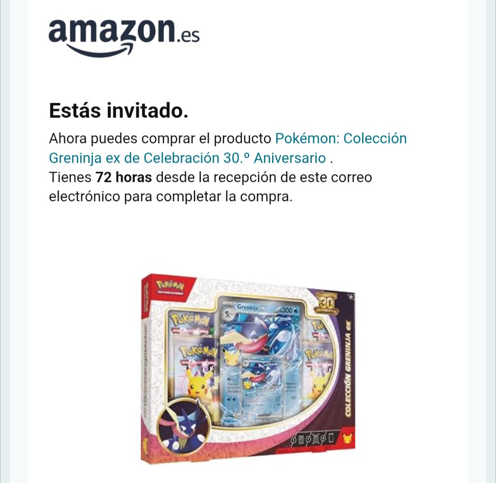 AdorianZZ's tweet photo. Vendo Colección Greninja EX del 30 aniversario. 45€ https://t.co/IdNrqann5B