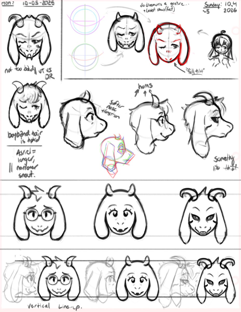 BunPicker's tweet photo. Was doing some practice / studies and I don’t think I will ever draw an Asriel this good ever again https://t.co/uyvz2ApsdS