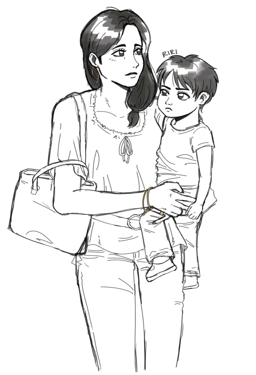m0velikethat's tweet photo. I CANT STOP DRAWING…  anyways carla &amp; eren ♡ so pretty #aot #rkgk https://t.co/YZFwQpj91m