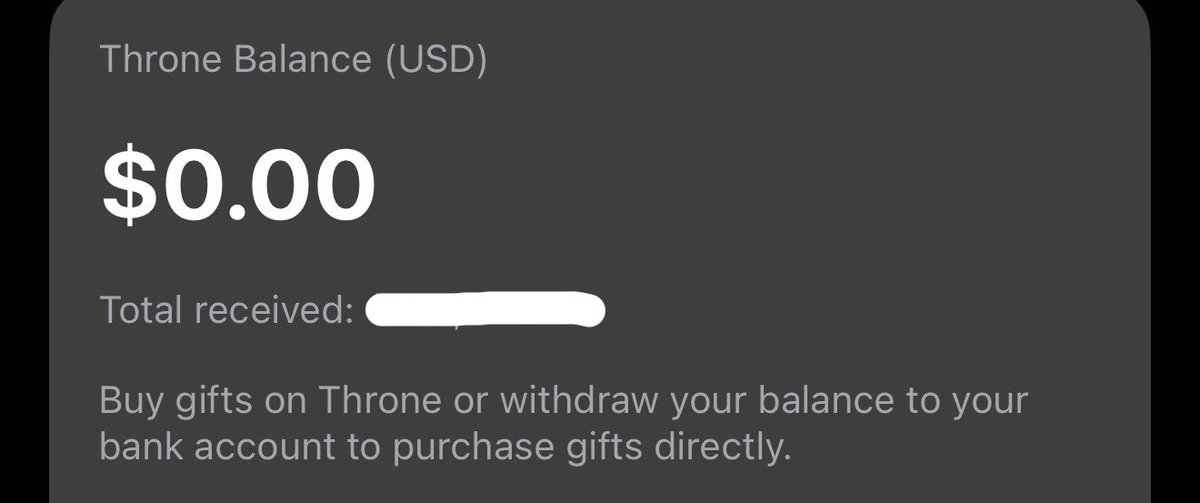 losetocandy's tweet photo. btwww it’s 25 to see my total received on throne if you reallyyy wanna feel like a failure 🙂 https://t.co/Z7IgsyLSVa