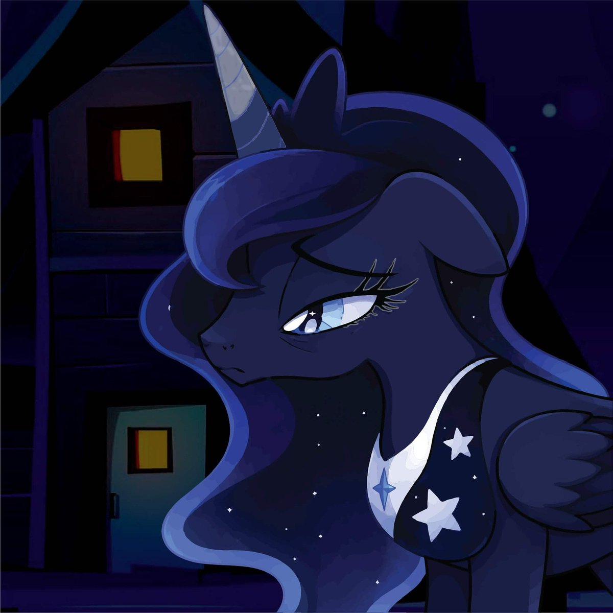 Comandersalad8's tweet photo. Dear citizens of Equestria.....

[*She began while taking a breath to contain her tears.*]

While today marks the end of the scourge of the bat pony infection and the return of myself and Princess Luna there is news I must share. News that affects every pony and creature. Our queen, Faust, has passed away. She gave her life in an effort to save this land and citizens and did so out of such immense love for everypony and creature. In her stead she has named me Queen of Equestria, despite my reluctance and rather not pleased attitude about it. 

[*A tear falls from her eye.*]

This does not mean that Celestia and Luna will their titles or roles. Instead I simply will ask they take a few days to mourn the mother they lost. I ask all of Equestria takes today to remember the life we had with her, however short. The Queen we loved, the friend we had, and the mother to those who needed it. I promise to do my best in her stead and continue to uphold her values of love and harmony for all. I wish you all a goody day, that is all...
