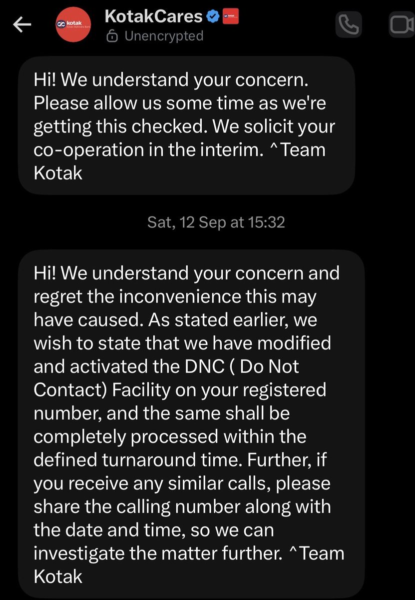 krishna_thatvam's tweet photo. THATS IT ! @KotakBankLtd @KotakCares 
HAD ENOUGH OF THIS DND SHIT!
THIS PERSON CALLED IN MIDDLE OF MEETING TO TALK ABOUT CREDIT CARD! 
YOU PEOPLE WONT SHUT YOUR MOUTH UNTILL I CLOSE MY SALARY ACCOUNT!
IM MOVING MY SALARY ACCOUNT TODAY ITSELF! and soon close this F***** ACCOUNT https://t.co/duMGnNYZ1K