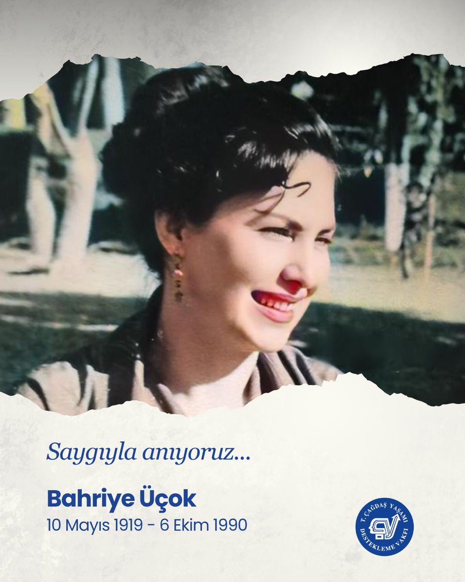 cagdasyasamvf's tweet photo. Bilimin, laikliğin ve çağdaş düşüncenin yılmaz savunucularından Prof. Dr. Bahriye Üçok’u, aramızdan koparılışının yıl dönümünde saygıyla anıyoruz.

Düşüncenin özgür, bilimin yol gösterici olduğu; kadınların yaşamın her alanında eşit yer aldığı çağdaş bir Türkiye için bıraktığı aydınlanma izini yaşatmayı sürdürüyoruz. 🕊️