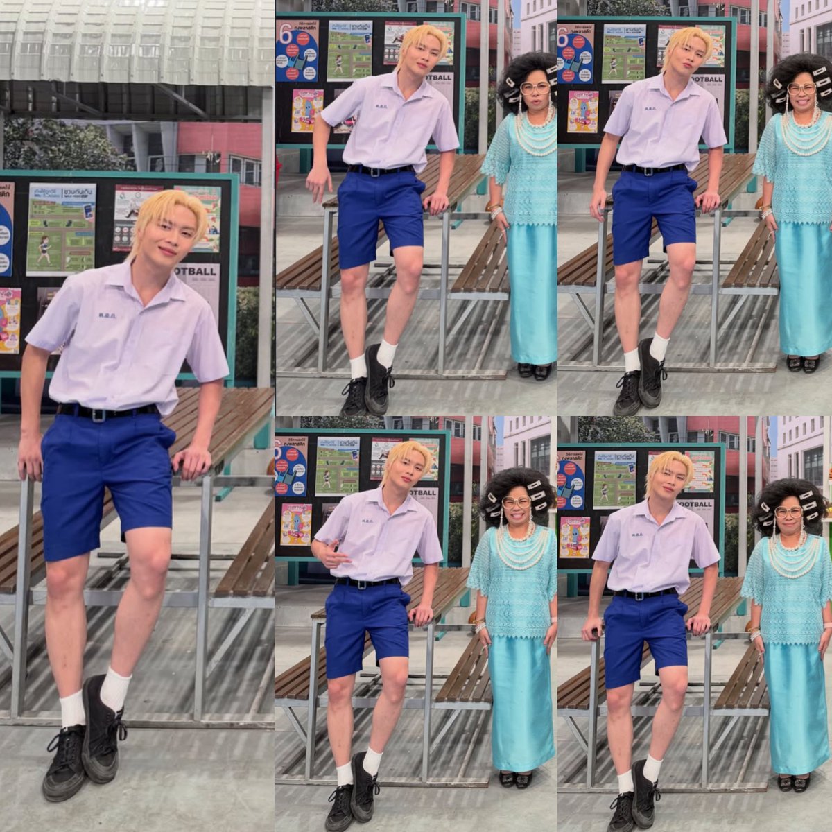 Momotarozi's tweet photo. กลับมาทวงตำแหน่งชุดนักเรียนแห่งชาติปะ
รอบนี้กางเกงน้ำเงิน ผมบลอนด์ พี่เค้าเอาสุด https://t.co/At3Tx6fZuB