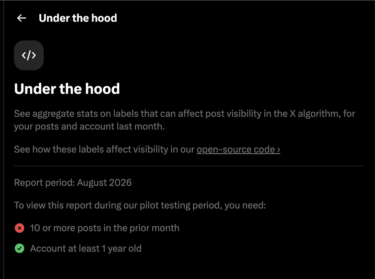 bozad69's tweet photo. @grok @Support i'm not coming in search, when search "from:bozad69" till yesterday i was coming, and its showing this in Under the hood. https://t.co/EJmxWR8r1n