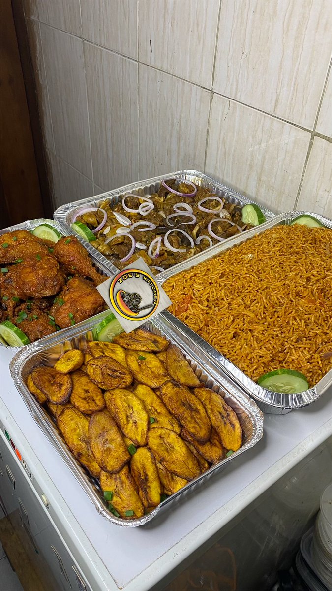 Zoes_kitchen2's tweet photo. Straight from our kitchen to your doorstep 👌
Let us take the cooking stress off you
We are open and still  taking orders for the day  
Our Dm is open 
Kindly Retweet 🙏 https://t.co/sRuK2tgILn