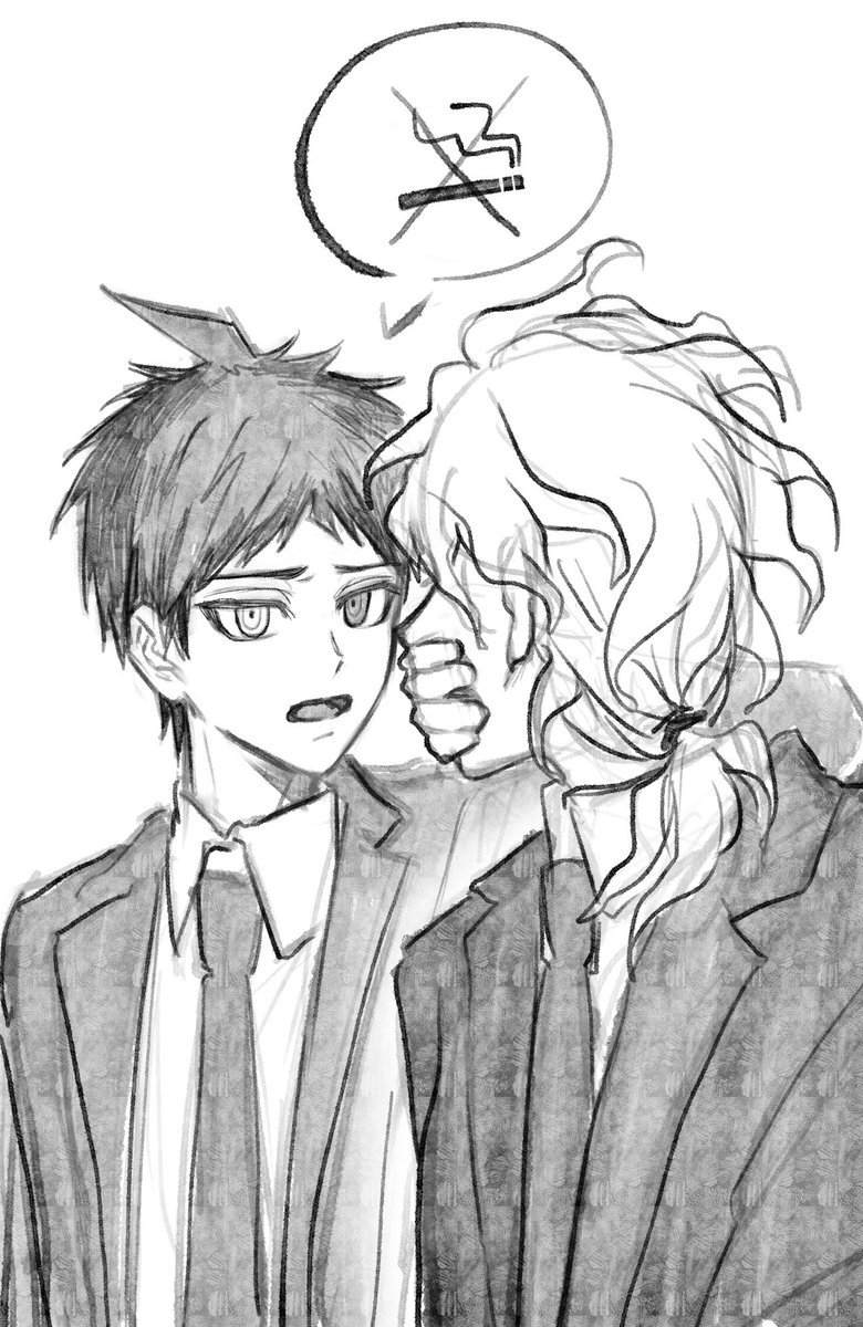 Dan0n_773's tweet photo. 日狛＿煙草とキス https://t.co/7zBsYifZsw