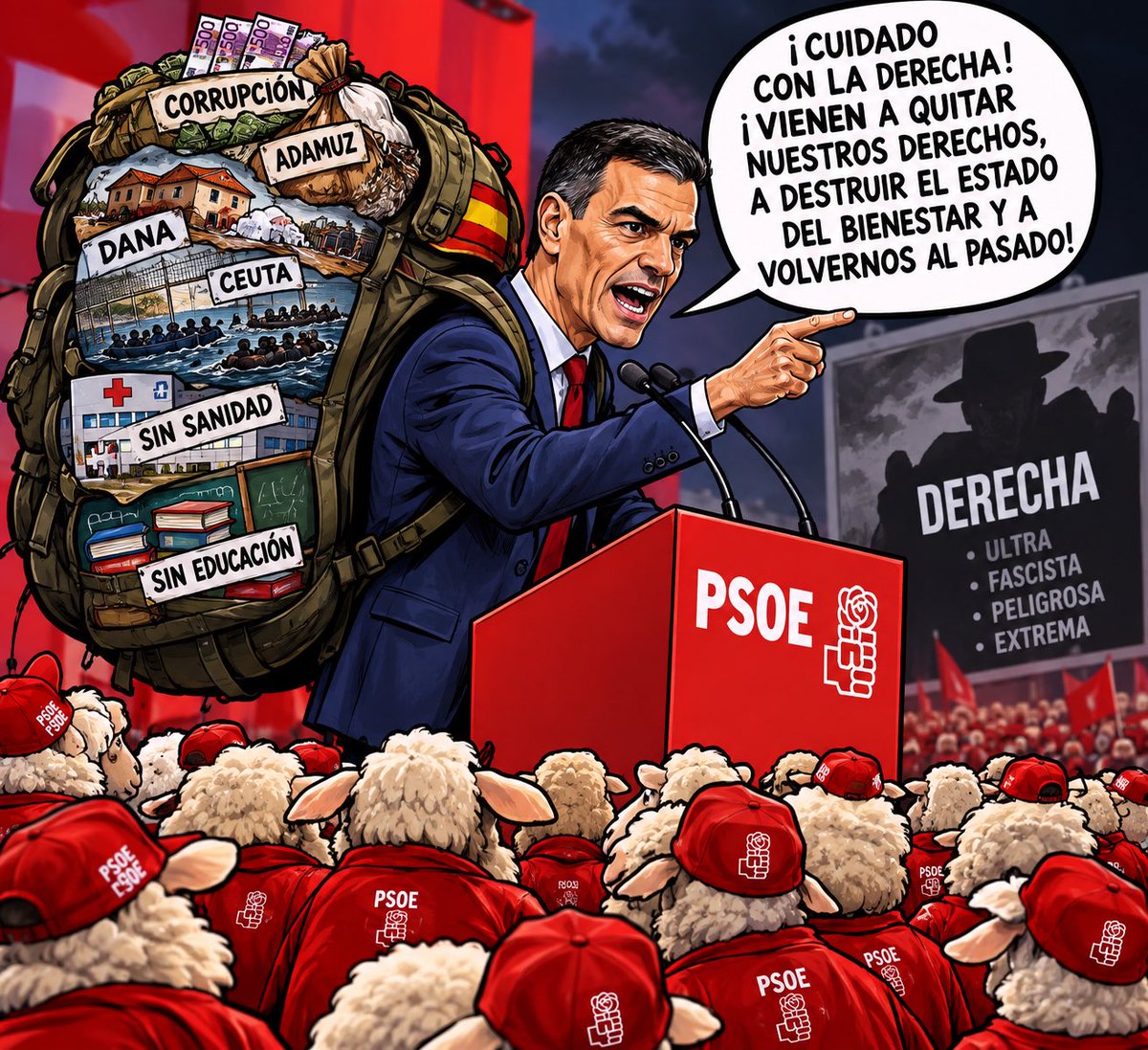 PabloCamPiq's tweet photo. 💢 Lo poco bueno de tener un psicópata gobernando es que nos hace conscientes de que hay que cambiar y mejorar con urgencia la regulación de todas las instituciones democráticas susceptibles de servir a un autócrata de Temu como este. https://t.co/yKpn1mVmFg
