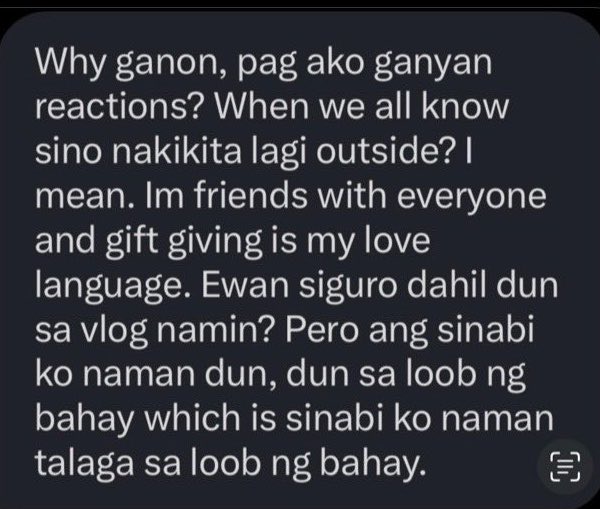 bazrdb's tweet photo. oh my god… lumalabas na talaga yung baho niya lolch

“when we all know sino nakikita lagi outside” did he really just throw bianca under the bus in front of the wc fans?

at least bianca never hid what she has with dustin just to protect her career. eh ikaw? yuck yuck https://t.co/owFveAP7Us