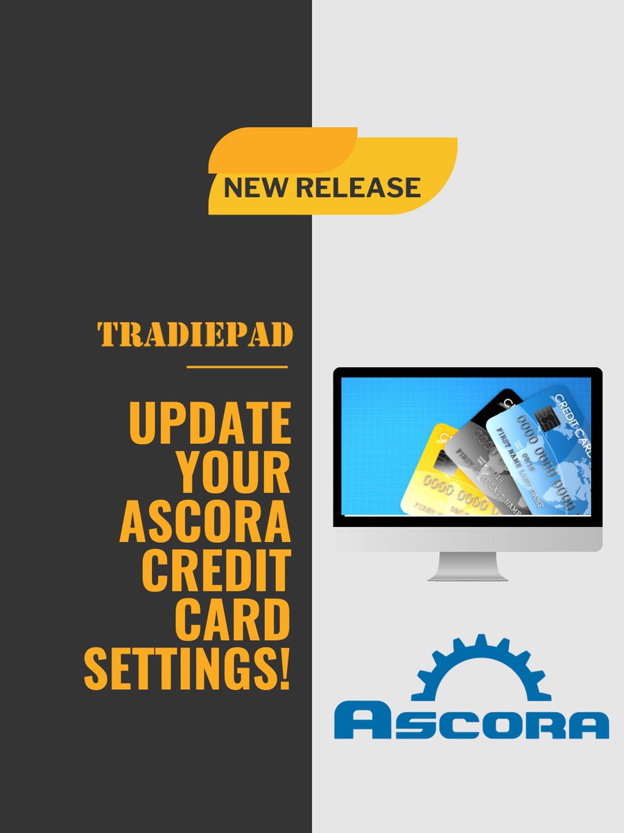 tradiepad's tweet photo. Using Ascora with Stripe? If you've had credit card surcharges switched on, our quick video shows you where to find the settings and remove them from each payment type.

🎥 Watch the TradiePad tutorial: https://t.co/X8QEud22qV

#Ascora #TradiePad https://t.co/DvWIly4ZYI